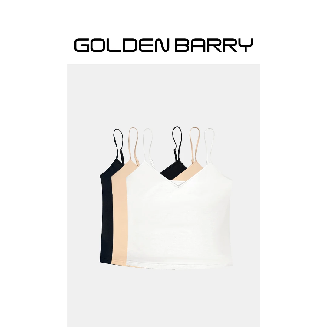 GOLDENBARRY【夏日冰点】|233026背心吊带外穿打底美背无袖小众