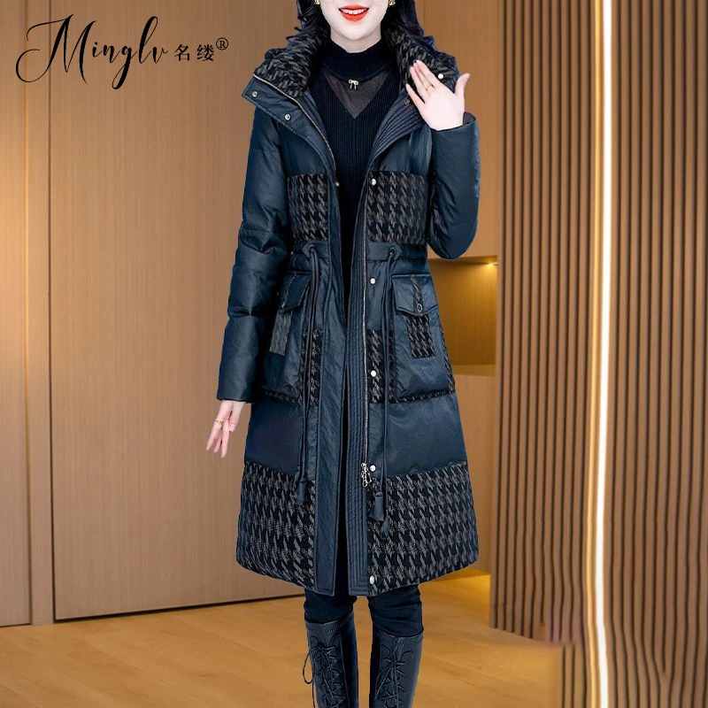 女士羽绒服冬季2025新款中长流行爆款洋气高端品牌轻奢优雅巨好看