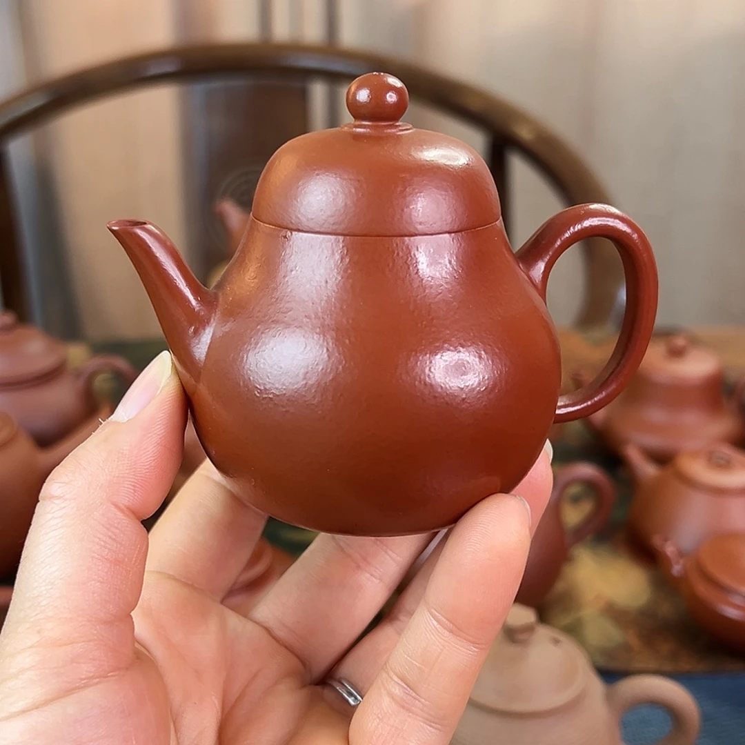 紫砂茶壶精品 高梨 朱泥 130cc