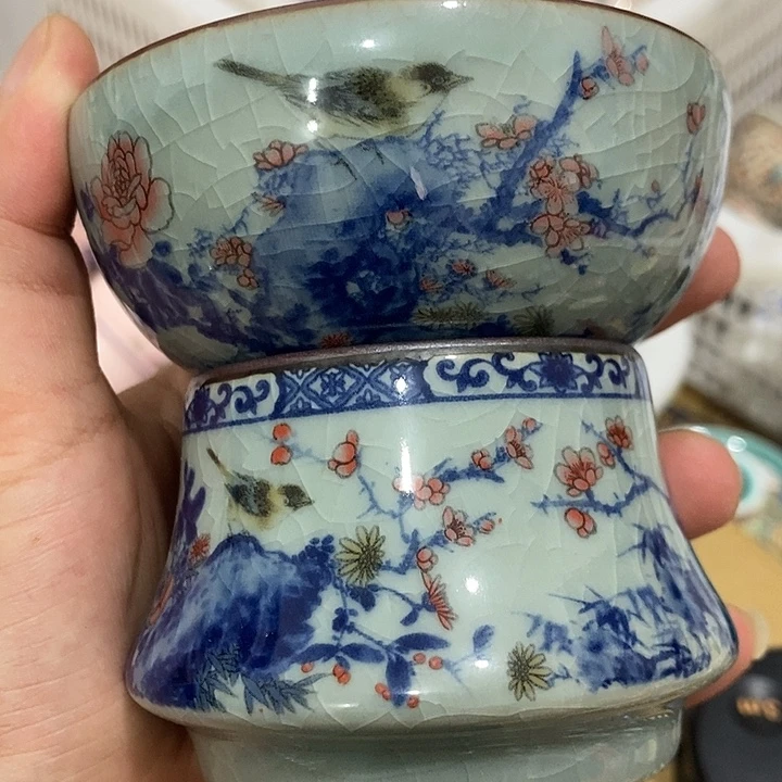 摆件景德镇陶瓷主人杯1456