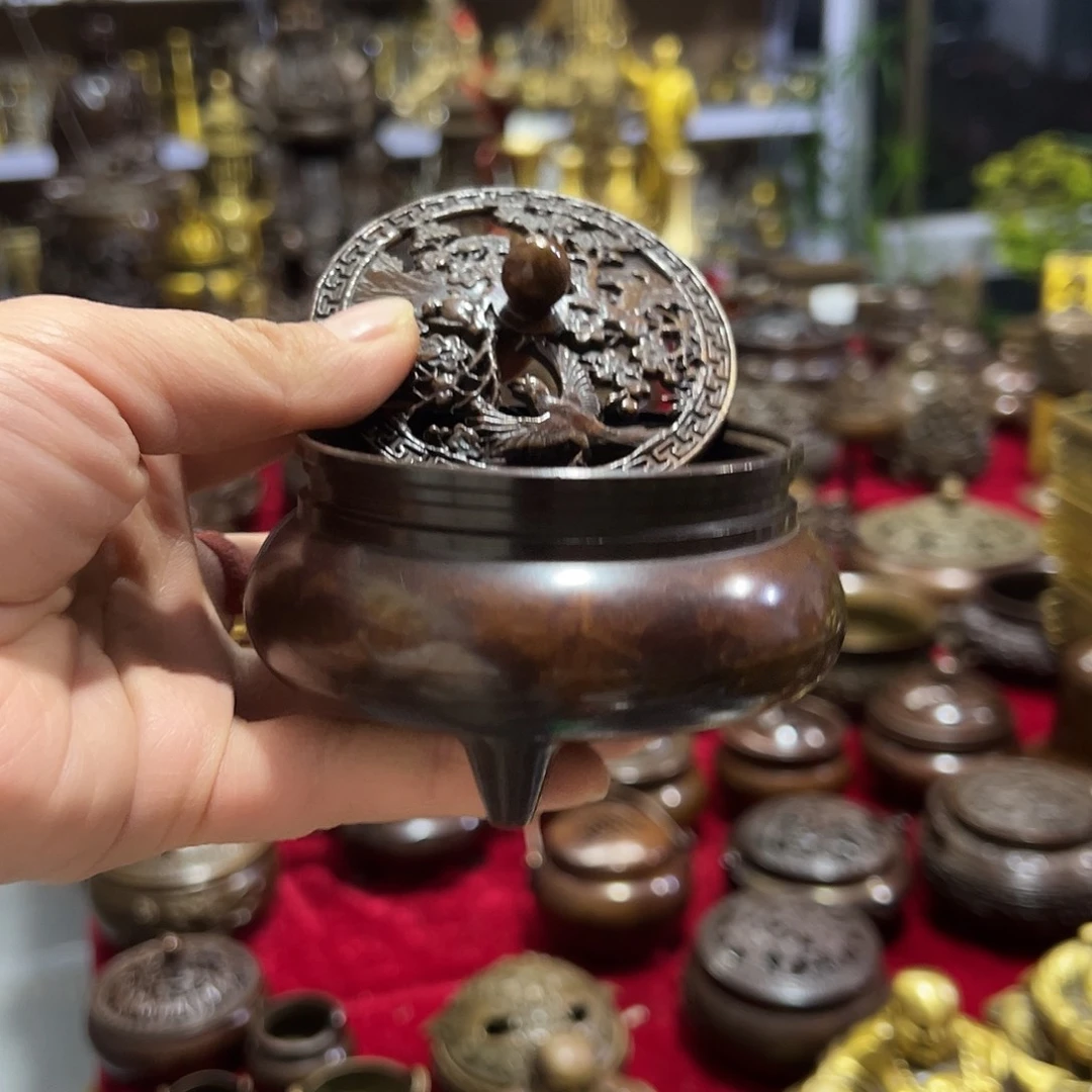 赤***火黄铜黄铜材质家居摆件