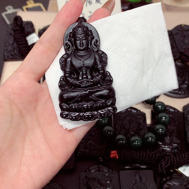 天然a货钢琴黑挂件