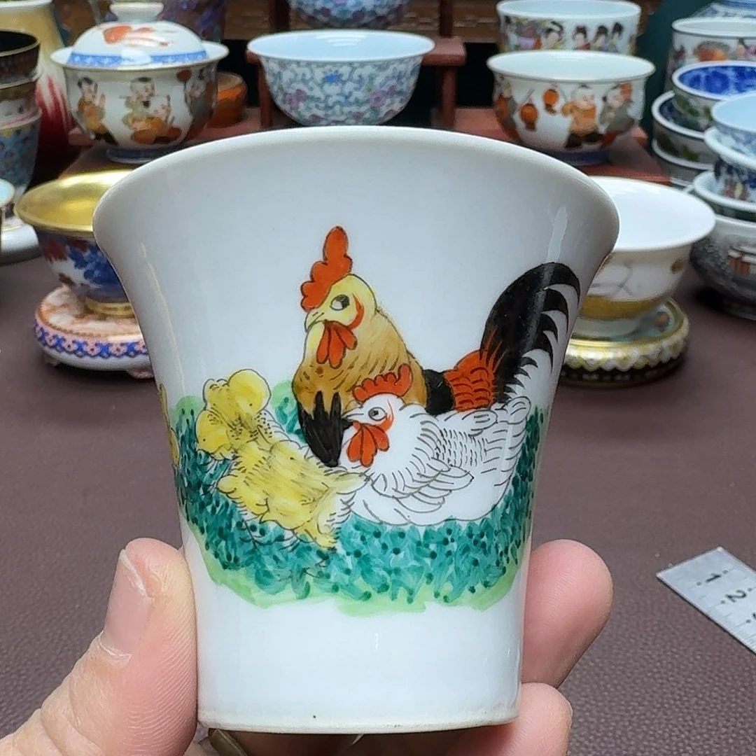 瓷片景德镇仿古手工制作精品展示