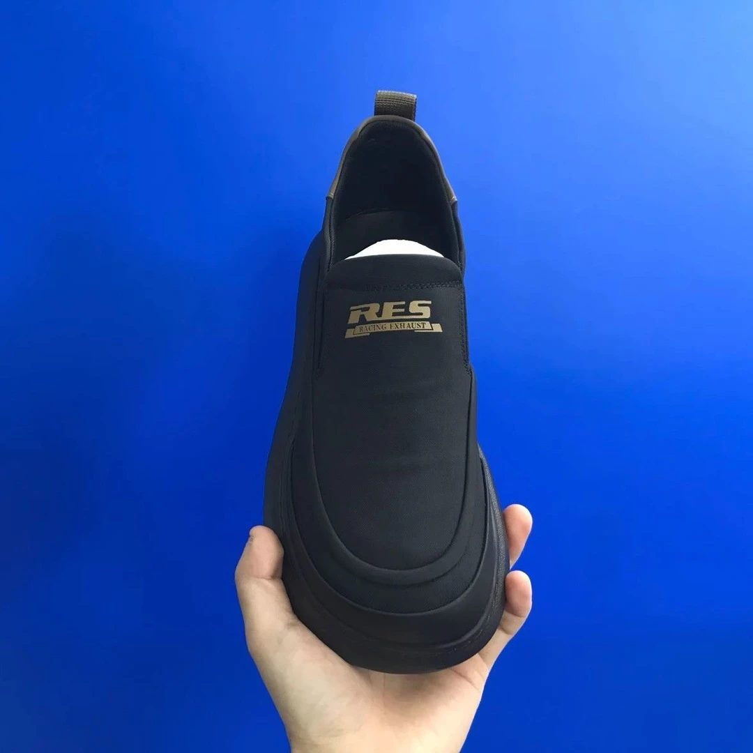 休闲男鞋男士2025新款脚蹬舒适时尚百搭透气板鞋潮流时尚单鞋轻奢