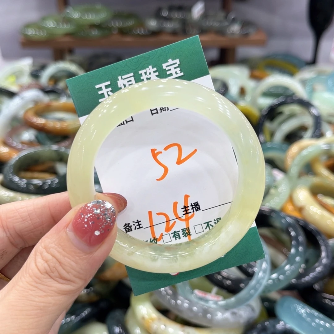 未镶嵌蛇纹石玉手镯手镯