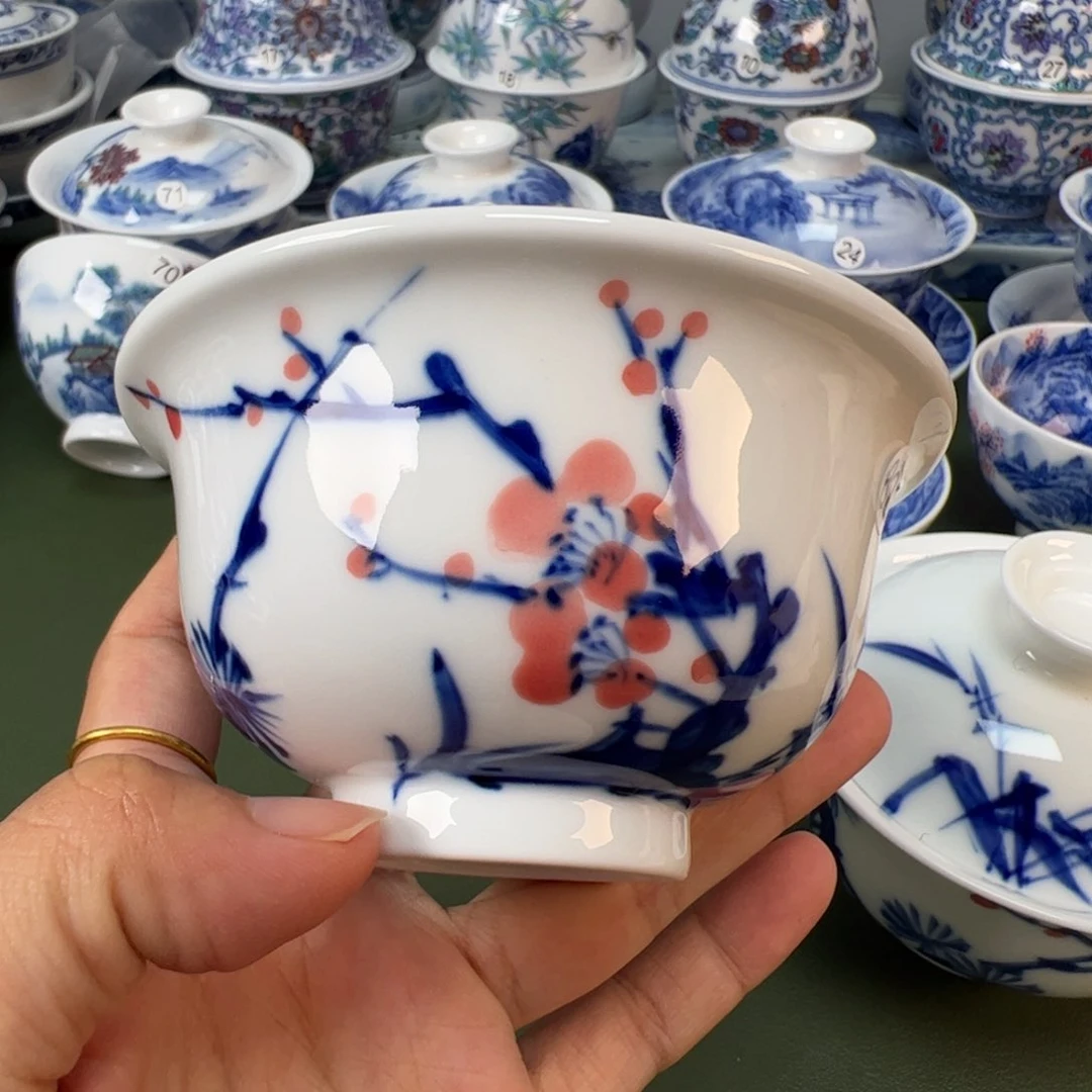 木木景德镇纯手工纯手绘茶具82