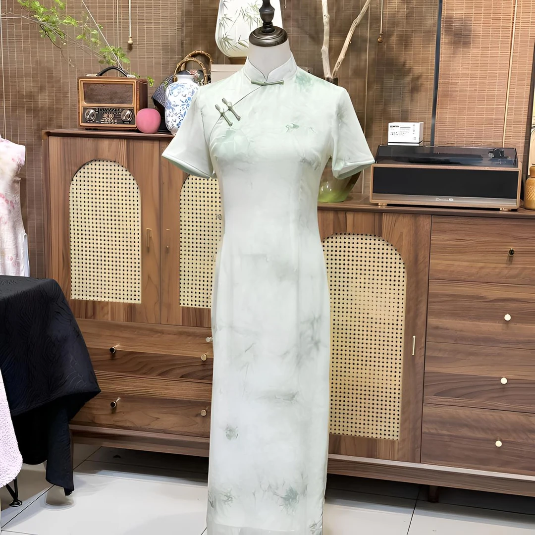 夏系列 高货定制款 新品气质时尚显瘦修身复古日常少女改良旗袍