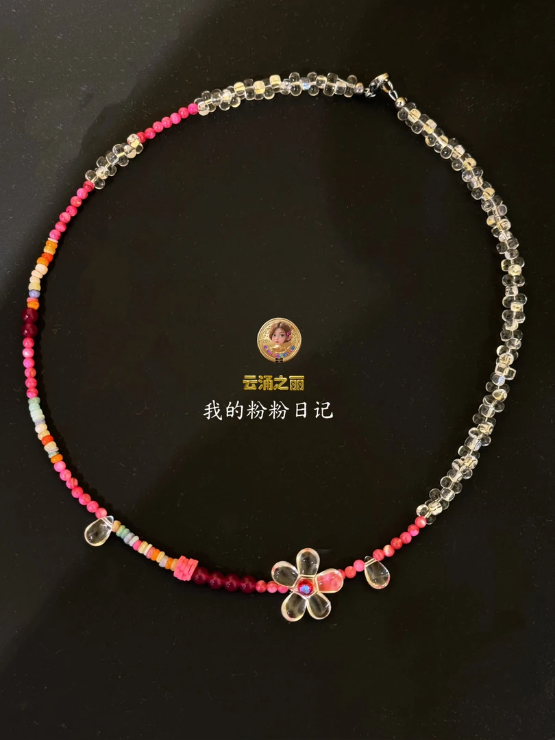 雲涌之丽 钛钢仿水晶项链 【我的粉粉日记】ZLN0954