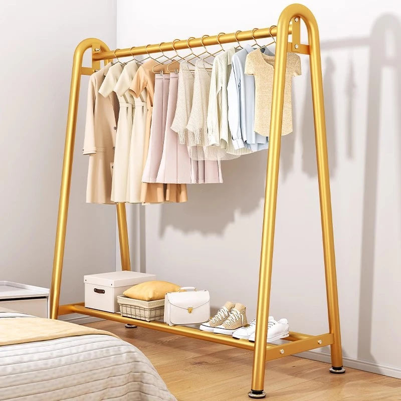 晾衣架落地立式室内加厚挂衣架卧室阳台凉衣服架子特厚加粗衣帽架