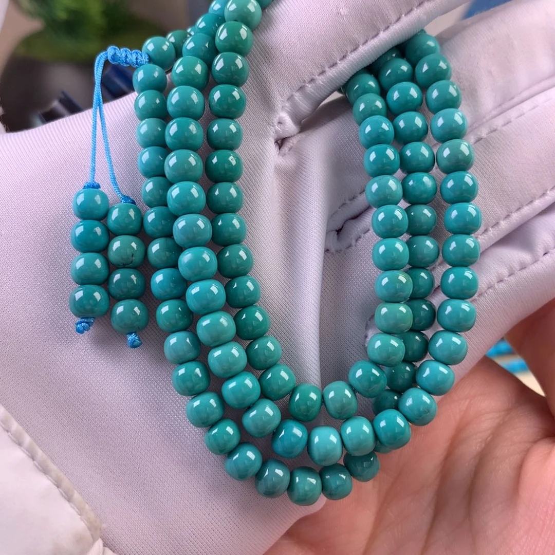 绿松石未镶嵌珠宝奇石5.7mm