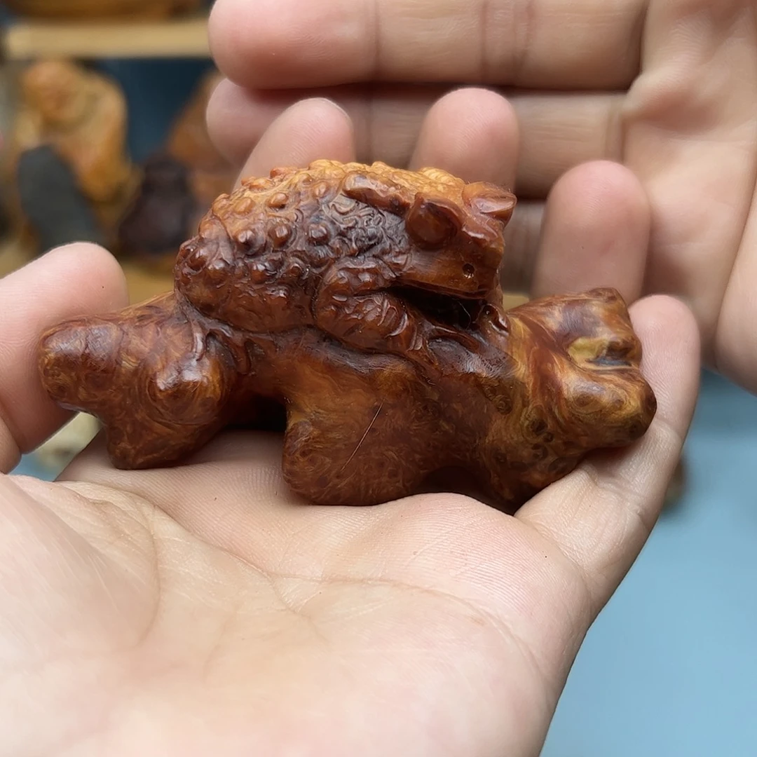 木壶**喝柏木摆件手把件