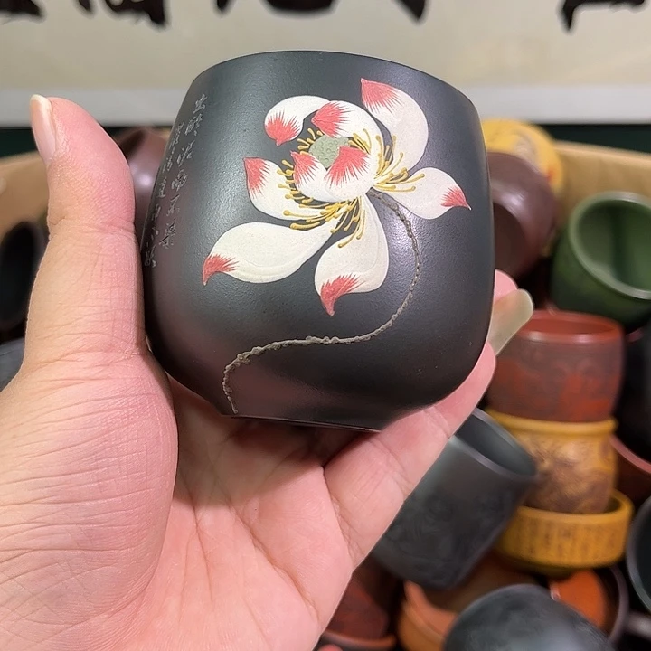 茶杯紫砂全手工紫砂主人杯
