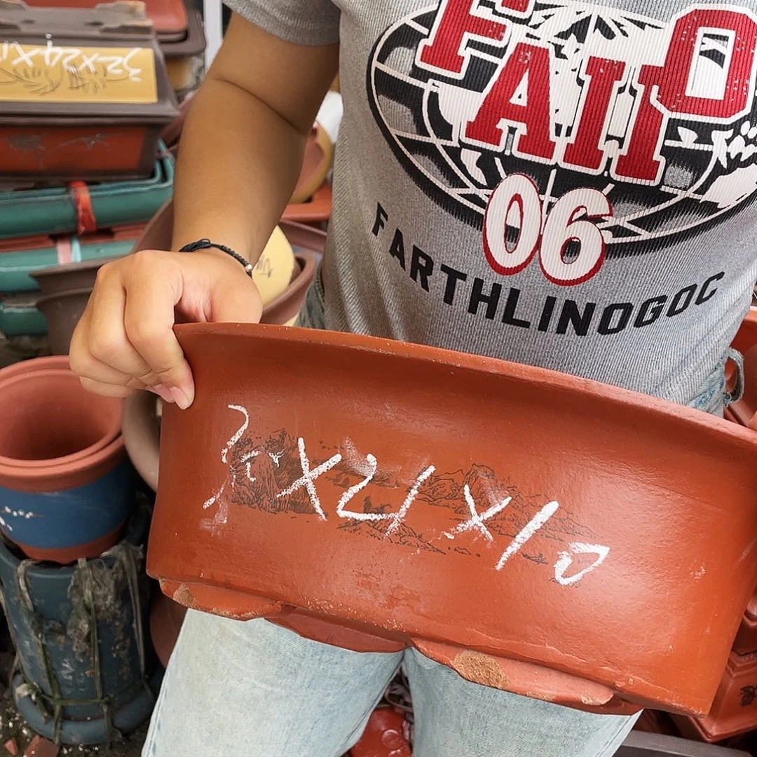 30红椭圆花盆花盆花盆