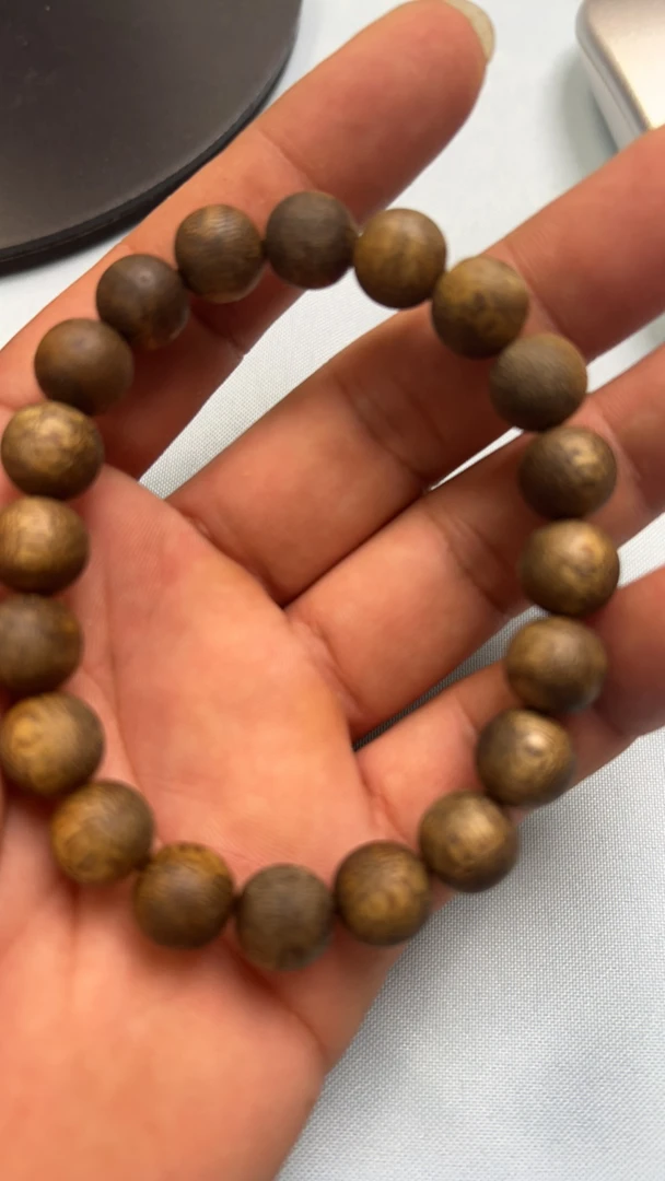 沉香1.0规格6 g圆珠单圈手串多样性发一