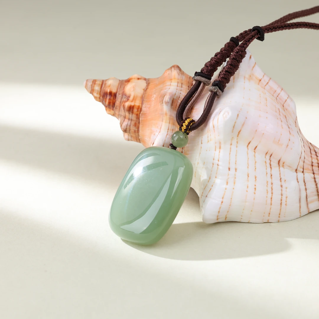 【央博玉】和田玉面包牌吊坠-YB93550189-多样性发一|BHT5