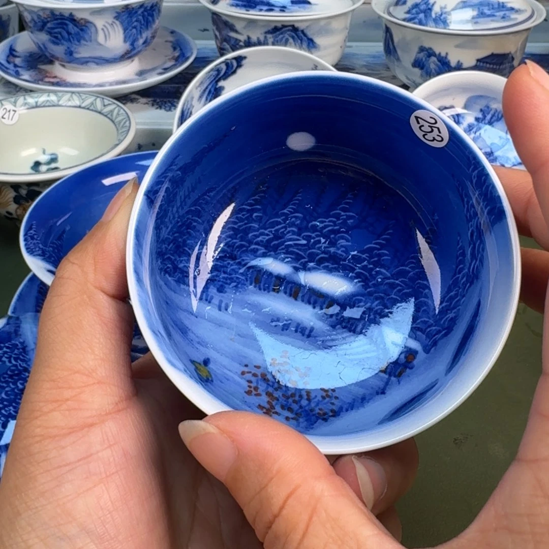 景德镇纯手绘茶具圆圆253