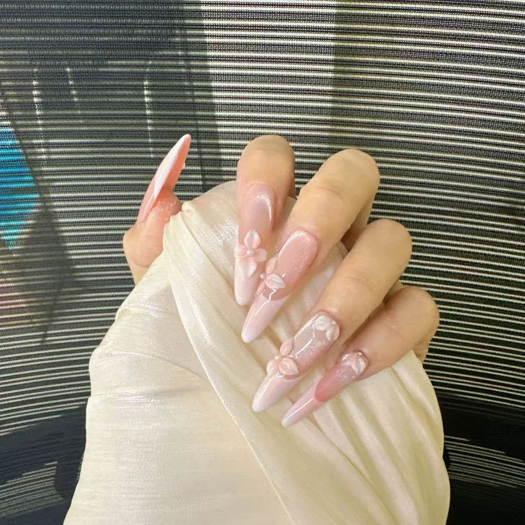 白桜落雪 立体穿戴甲