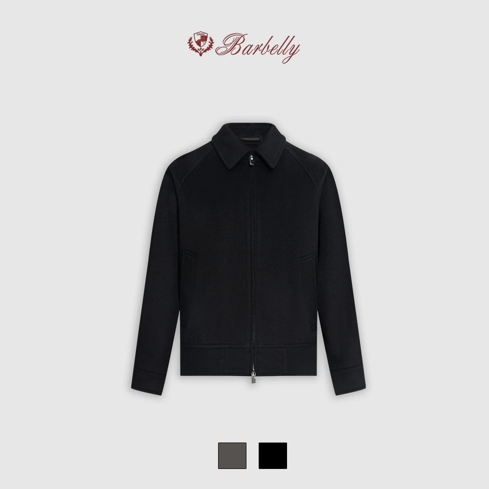 娜先生 巴家26000同款 重磅800克95绵羊毛5羊绒定制哈灵顿G9夹克