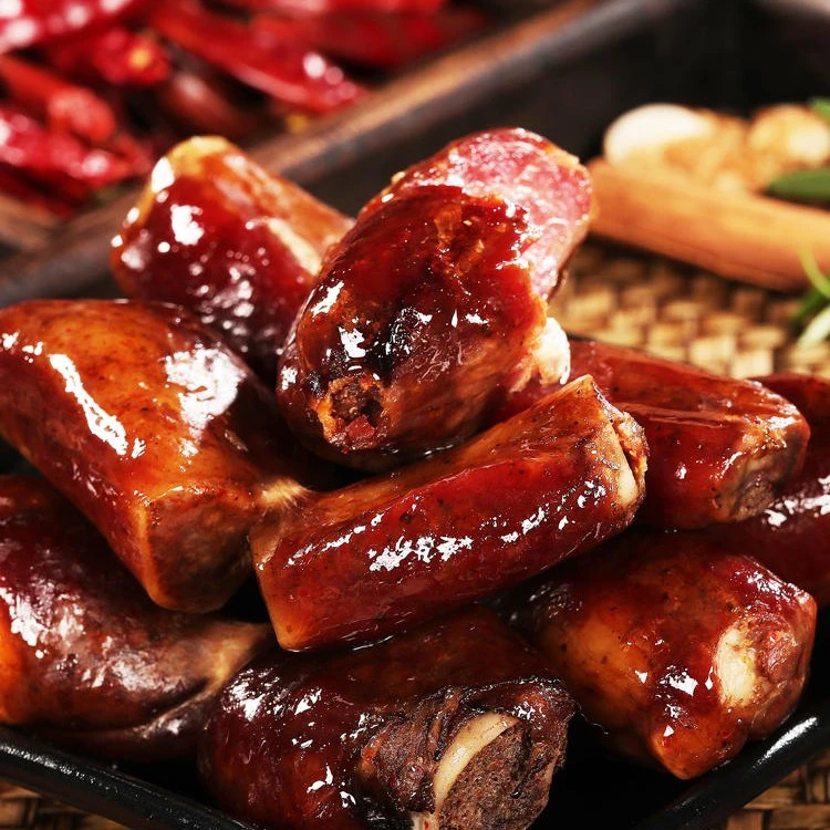 3斤特价麻辣排骨香肠四川特产腊肠烟熏腊肉川味柴火烟熏排骨肠