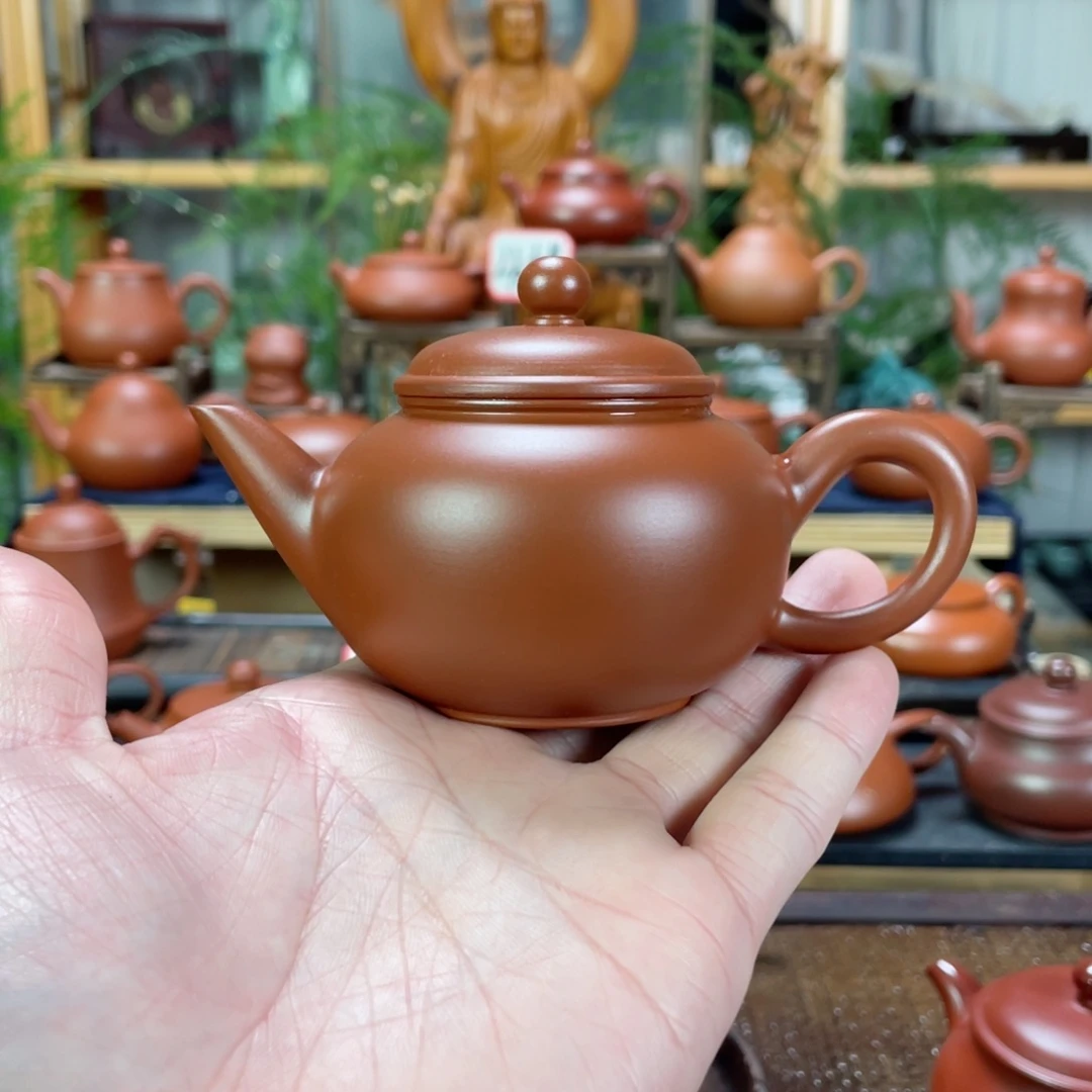 紫砂茶壶榮朱泥水平