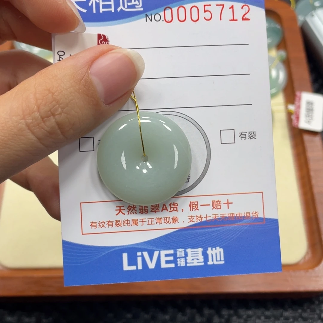 翡翠颈饰未镶嵌翡翠吊坠x 5712