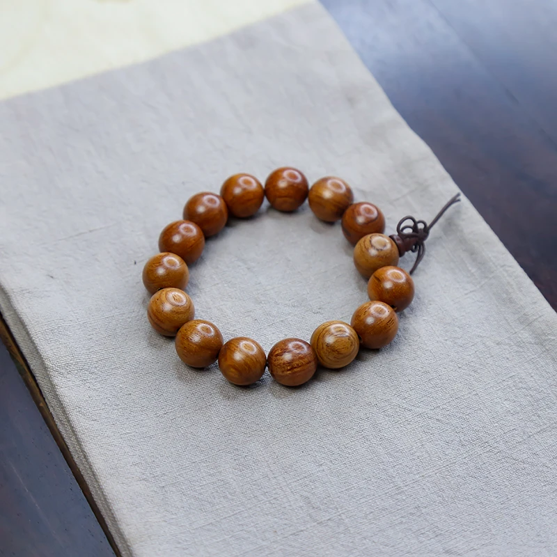 非金属木质吊坠 QQ周广胜花梨素串