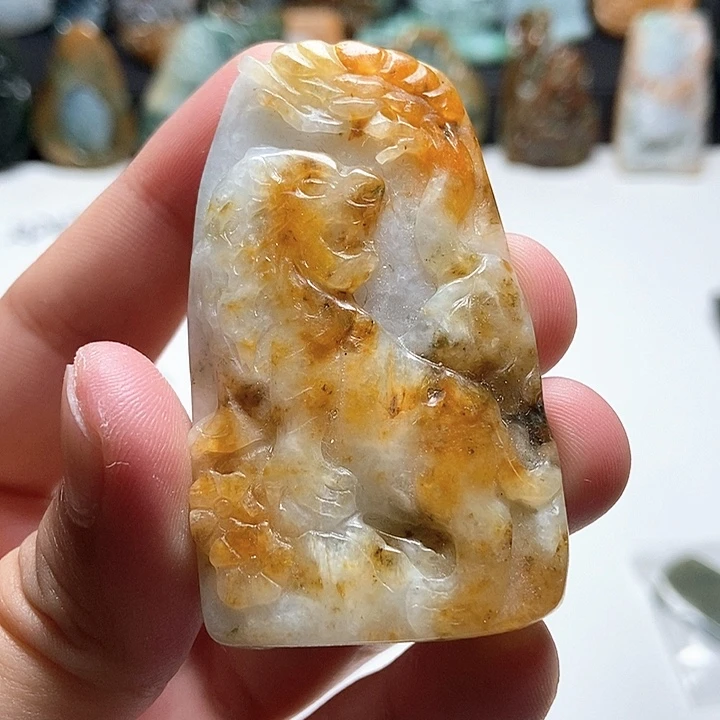 翡翠未镶嵌颈饰翡翠a货