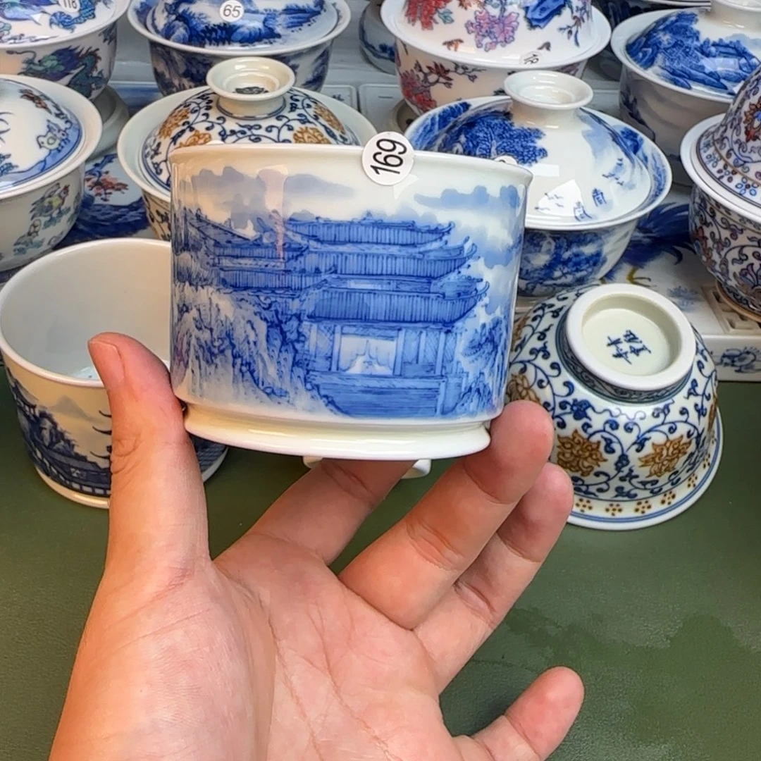 彦祖纯手工手绘茶具169