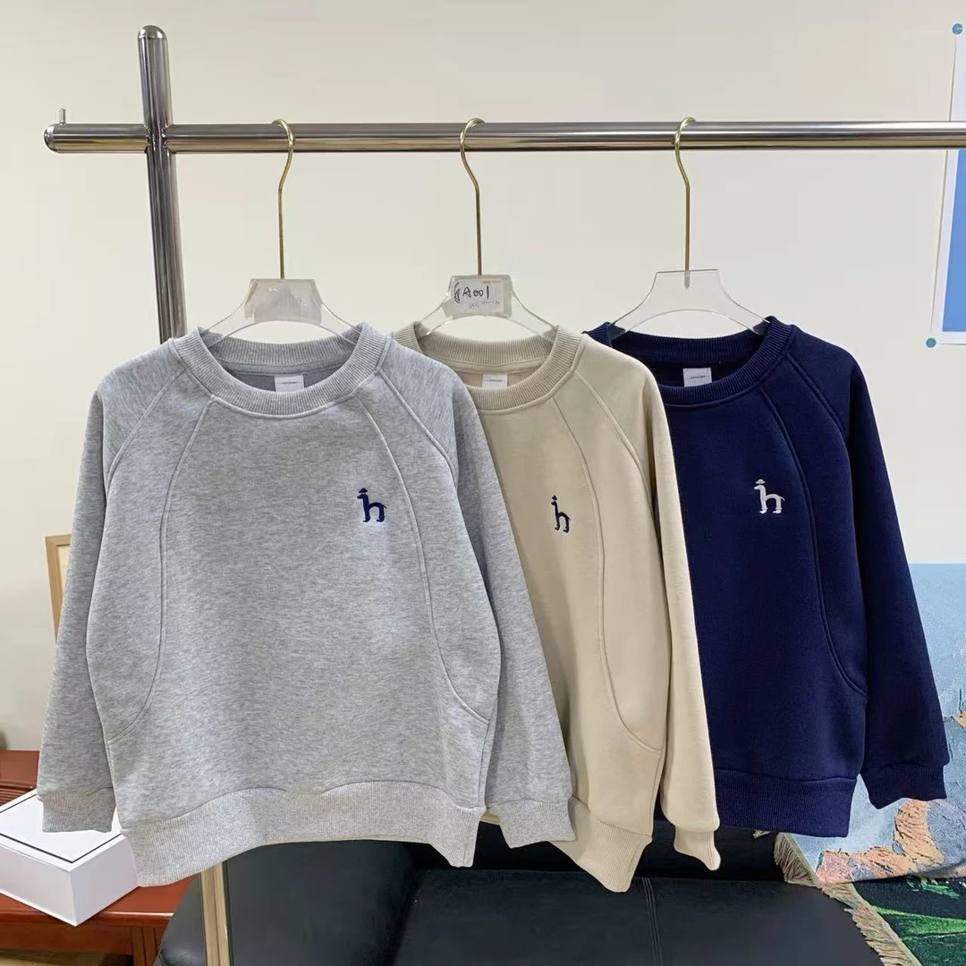 【基础加绒卫衣】儿童25年冬新品舒适百搭日常基础加绒卫衣