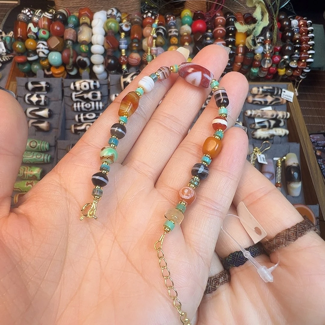 玛瑙/玉髓未镶嵌手链