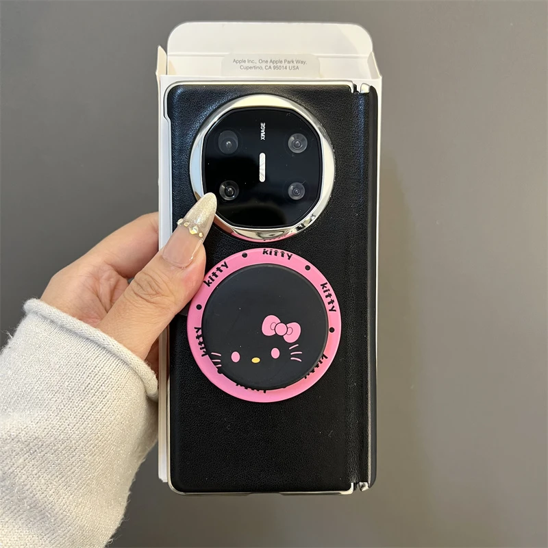 适用华为华为matex6折叠屏手机壳x5KT猫表情磁吸支架x3典藏版女