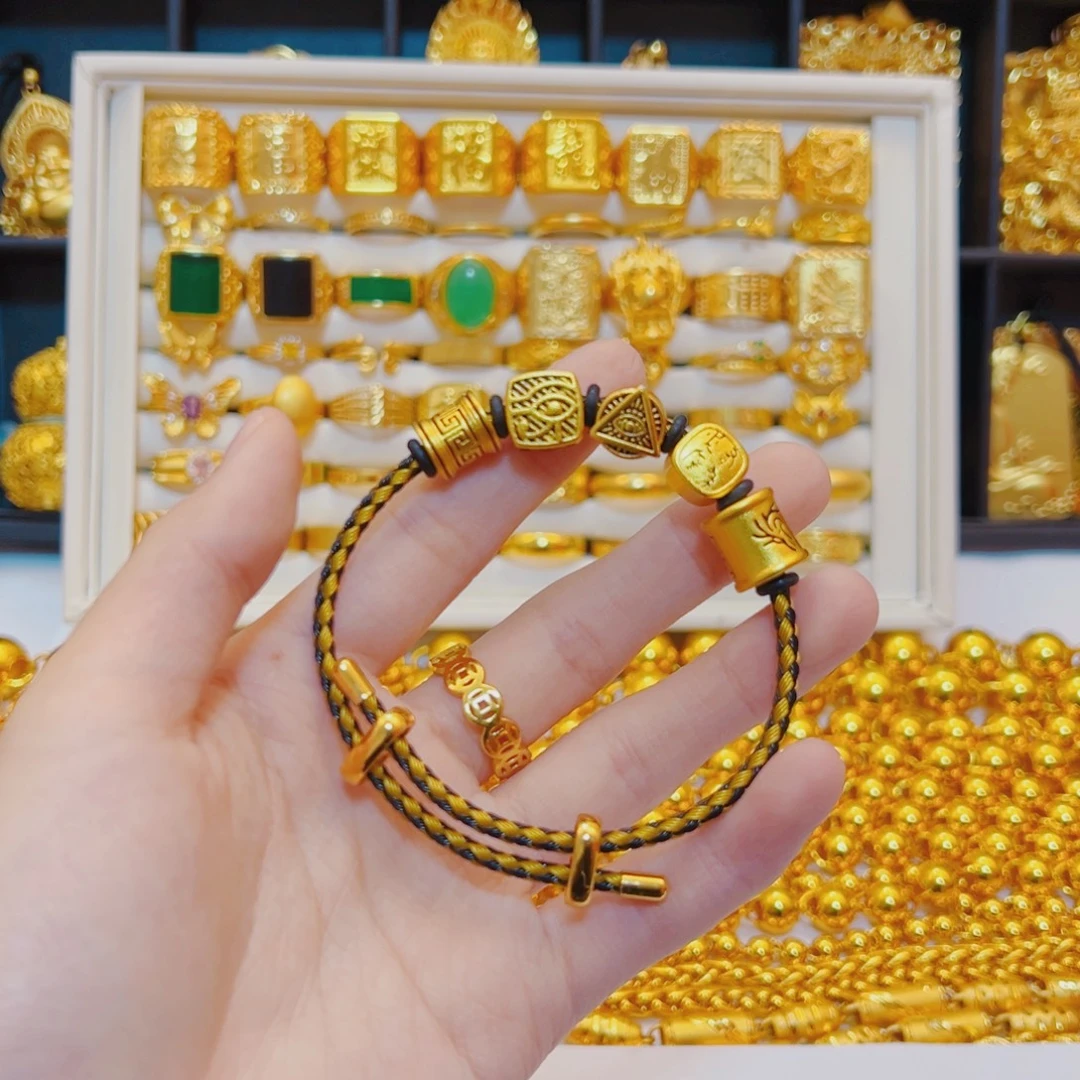 ꧁***꧂合金合金黑金刺青转运筒