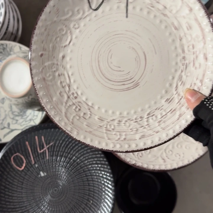 瑶***酱碟陶直播特惠1只装  微瑕