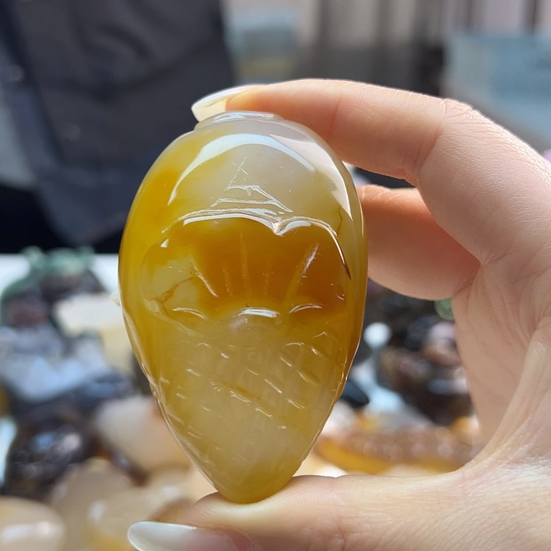 玛瑙/玉髓未镶嵌吊坠(不含链)