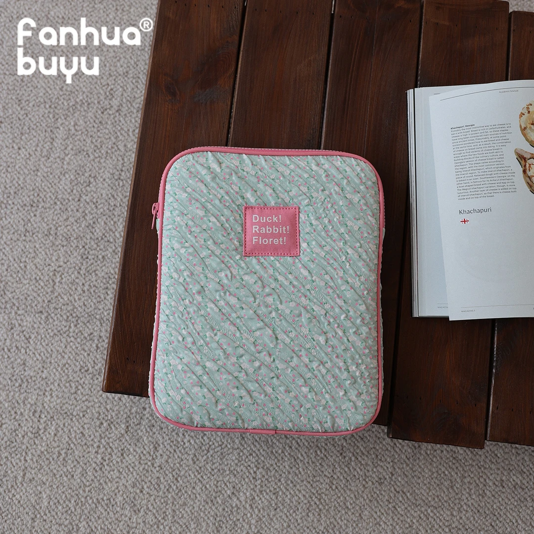梵花不语手拿包女2025年新款11寸平板收纳包内胆包防震抗摔ipad包