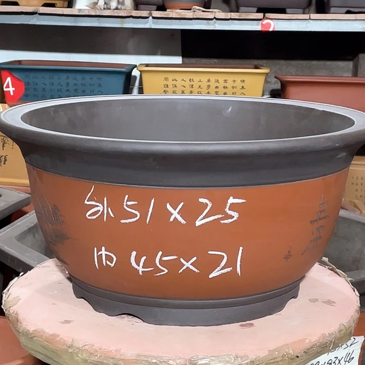 宜兴紫砂花盆包邮
