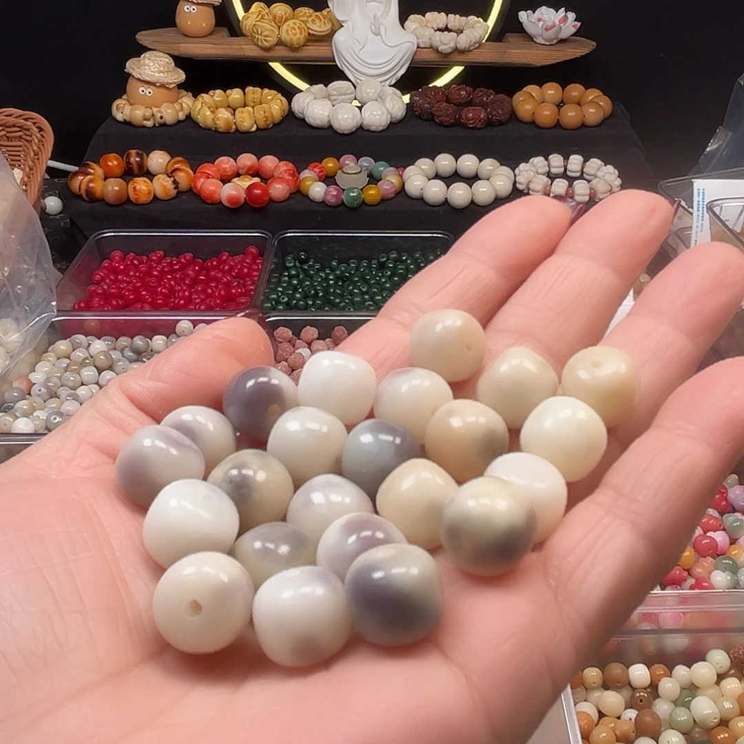 菩提根/象牙果手串卡13糯米糍桶20颗