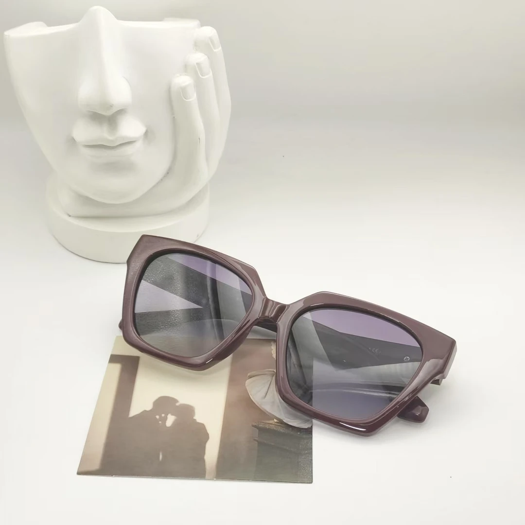 【5106】紫色高质量墨镜男女款高级感时尚太阳眼镜防紫外线大框