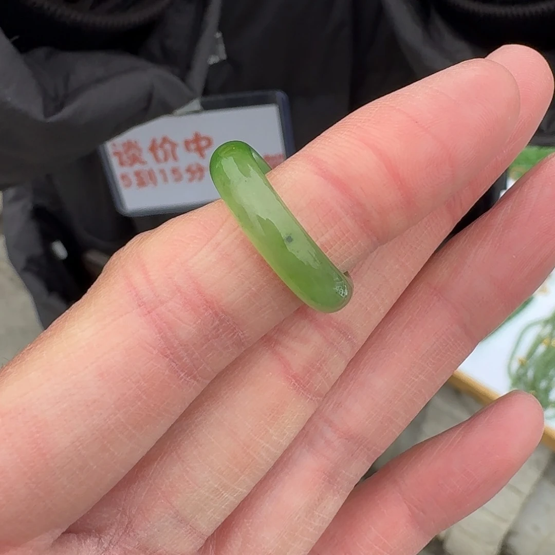 和田玉戒圈未镶嵌34武哥有矿点