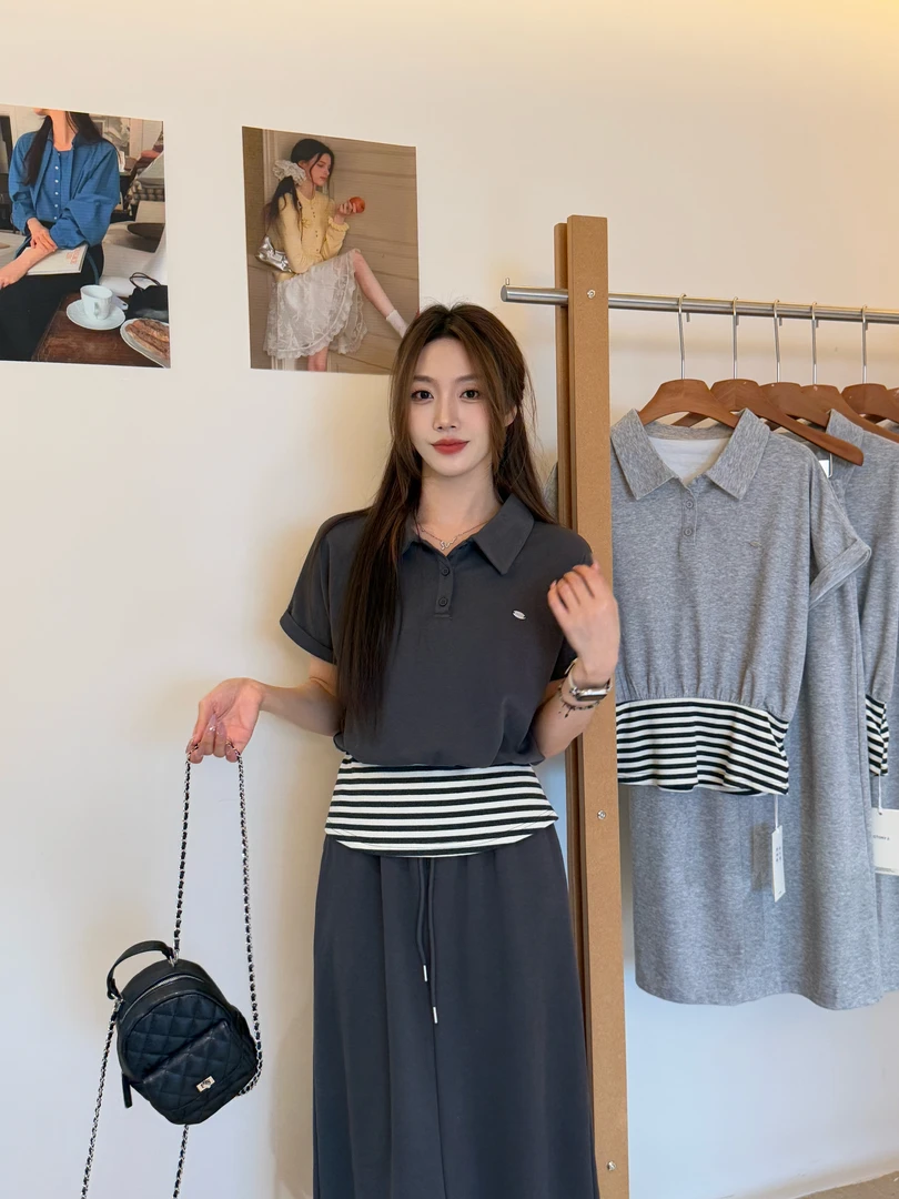 【二婷衣橱】25年夏季新款气质时尚显瘦休闲百搭套装2025-1