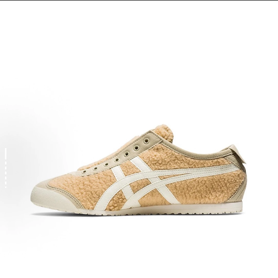 Onitsuka Tiger鬼塚虎 舒适 低帮 休闲鞋 棕白 原盒 1183B392 200