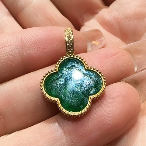 翡翠银S925镶嵌耳饰