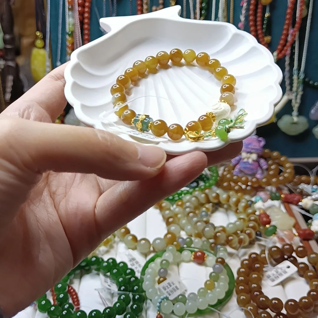 和田玉（糖玉）手链未镶嵌