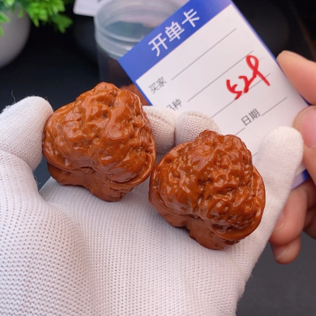 文玩核桃把件40蛤蟆头529