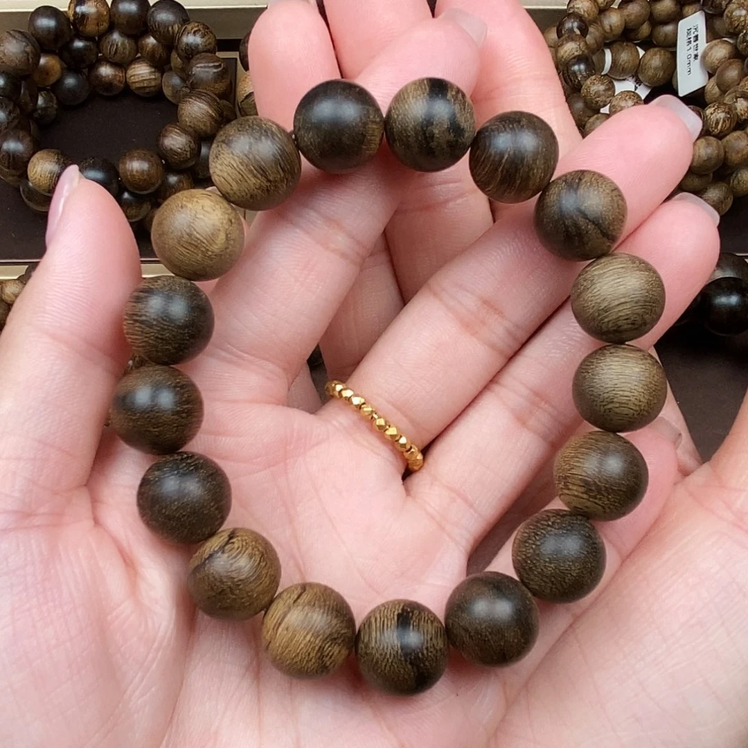 手串沉香越南芽庄白棋缨子瘤疤沉水