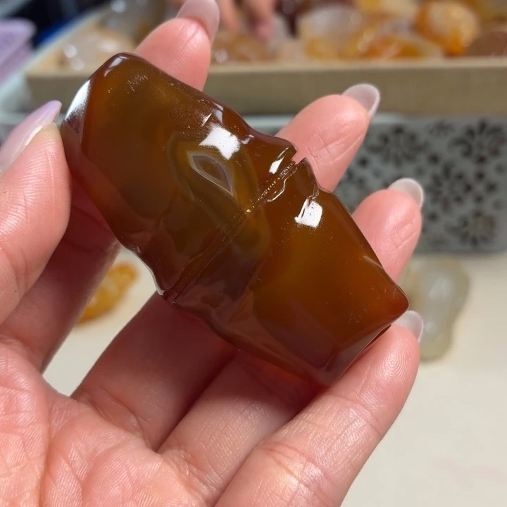 玛瑙/玉髓未镶嵌吊坠(不含链)