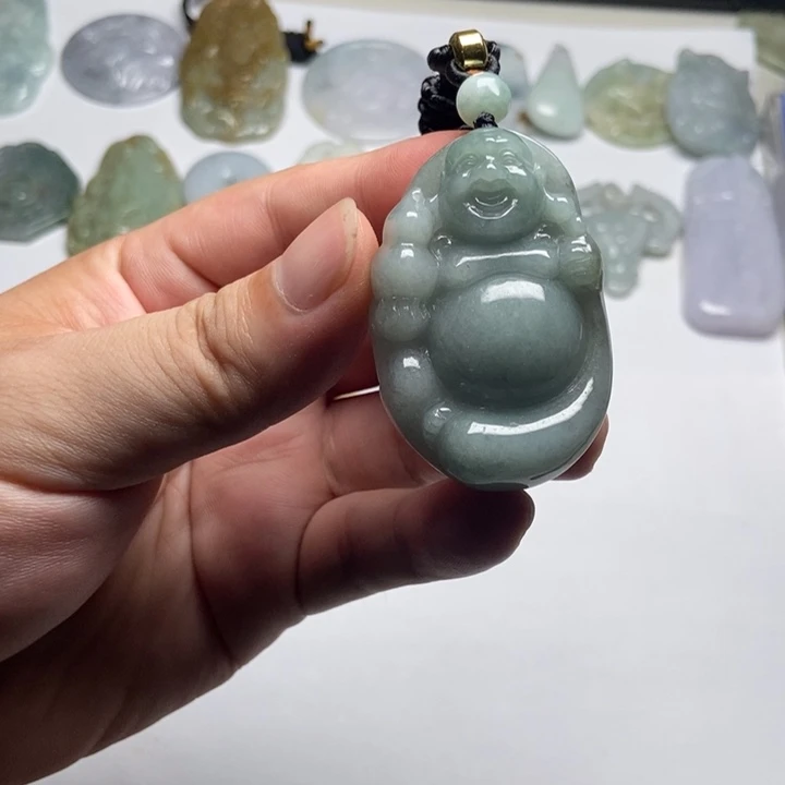 颈饰未镶嵌翡翠佛公24