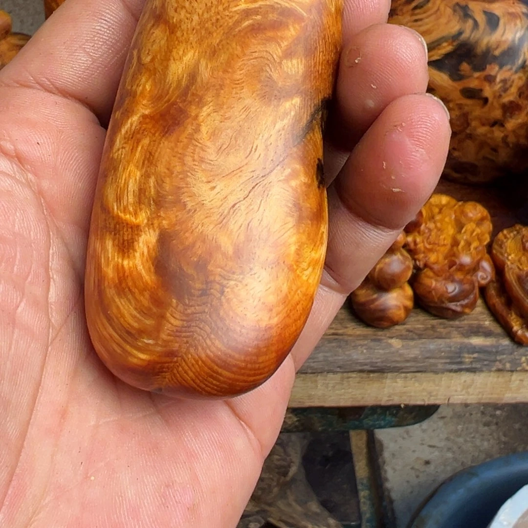 松木（琥珀木）无事牌微瑕