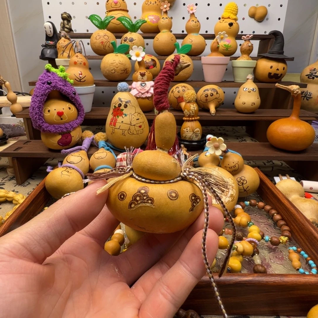 胖****饱文玩葫芦，文玩摆件