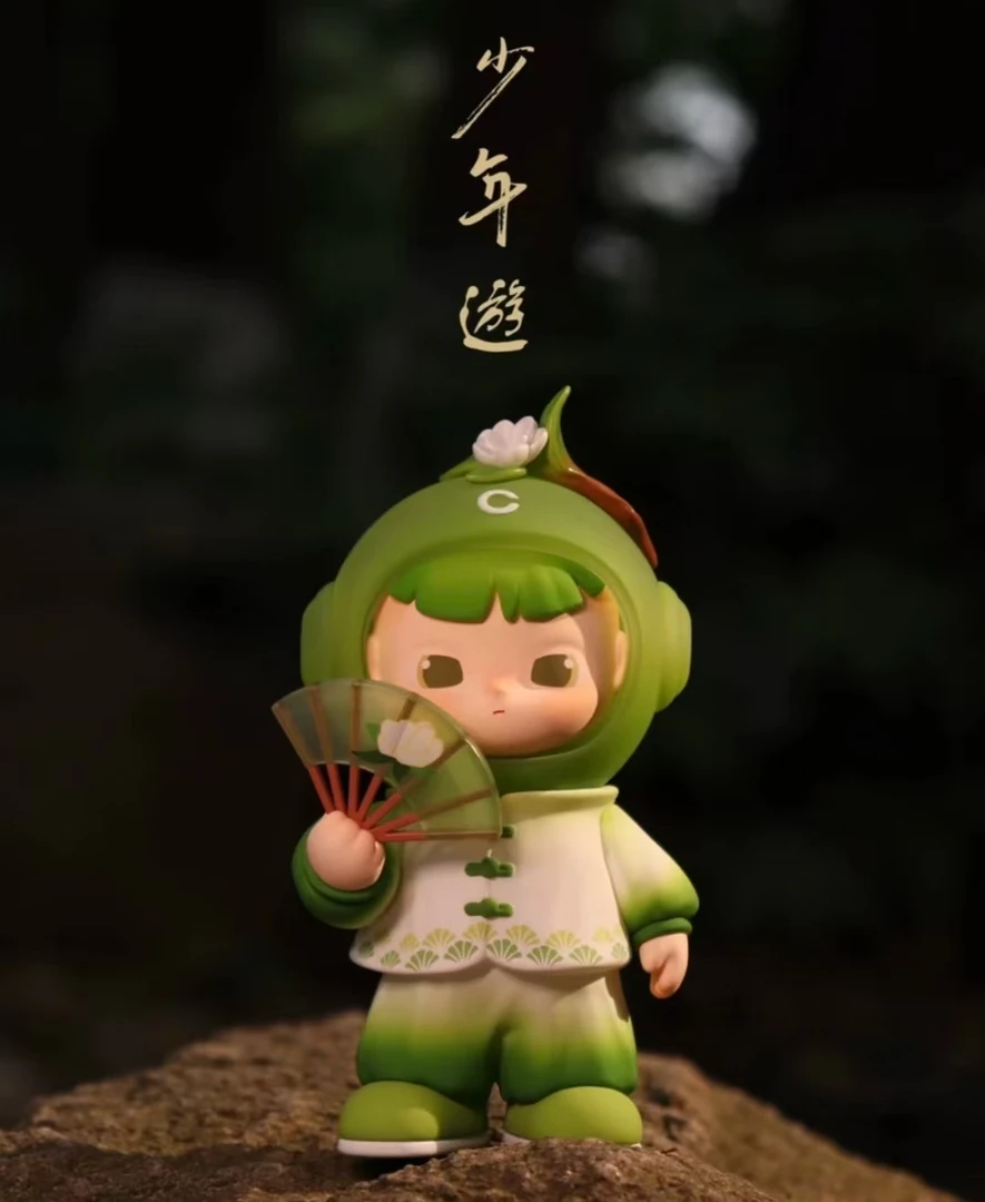 【拆盒】cimmy少年游盲盒国风公仔潮玩摆件